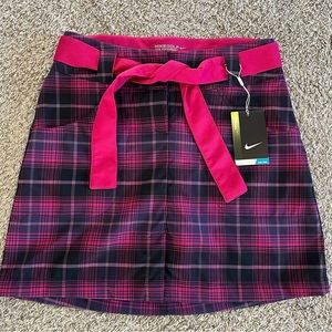 NWT Nike Golf Plaid Skirt